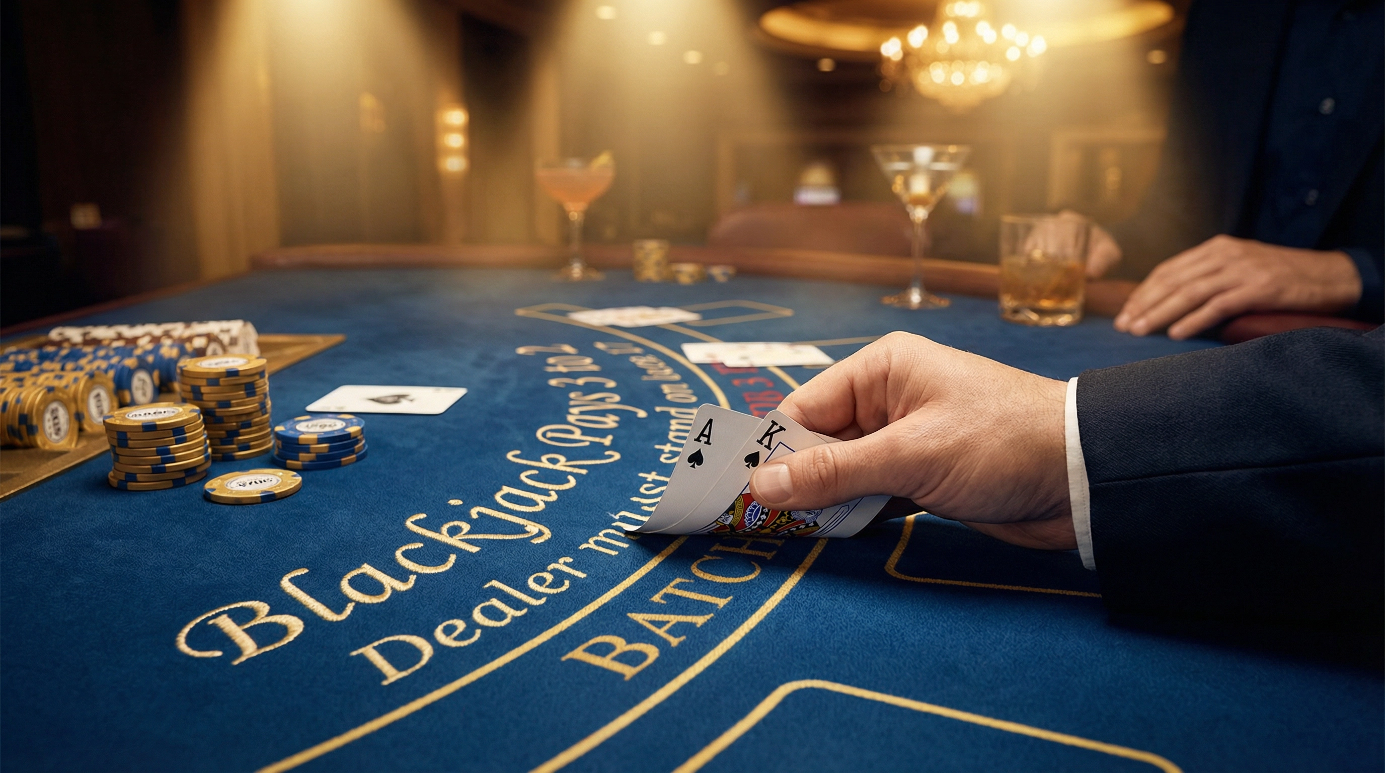 Mão de Blackjack Vencedora